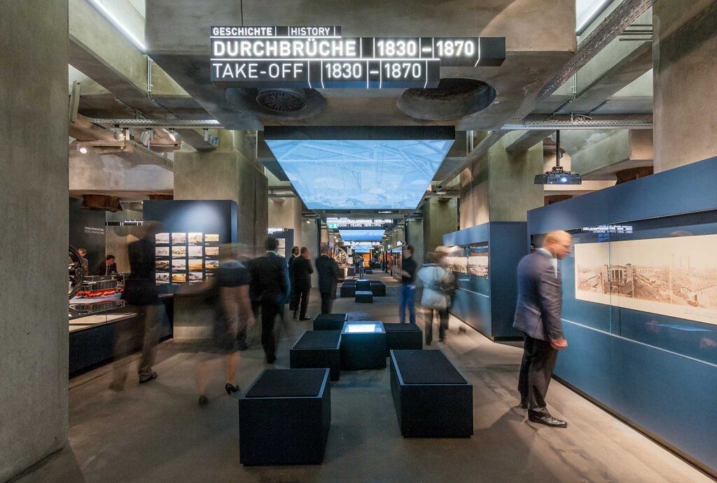 Besuchergruppe im Ruhrmuseum Essen