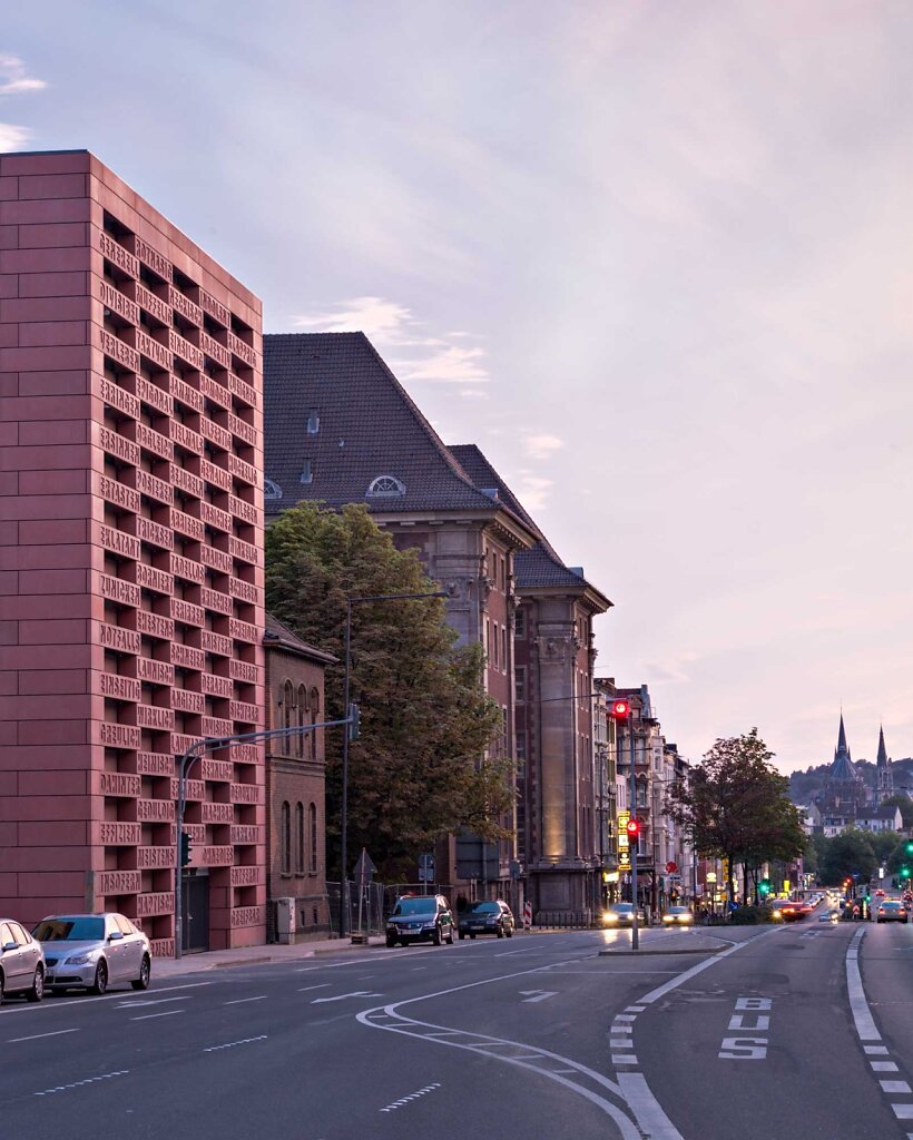 Parkhaus des Justizzentrums, Aachen - Remy Zaugg